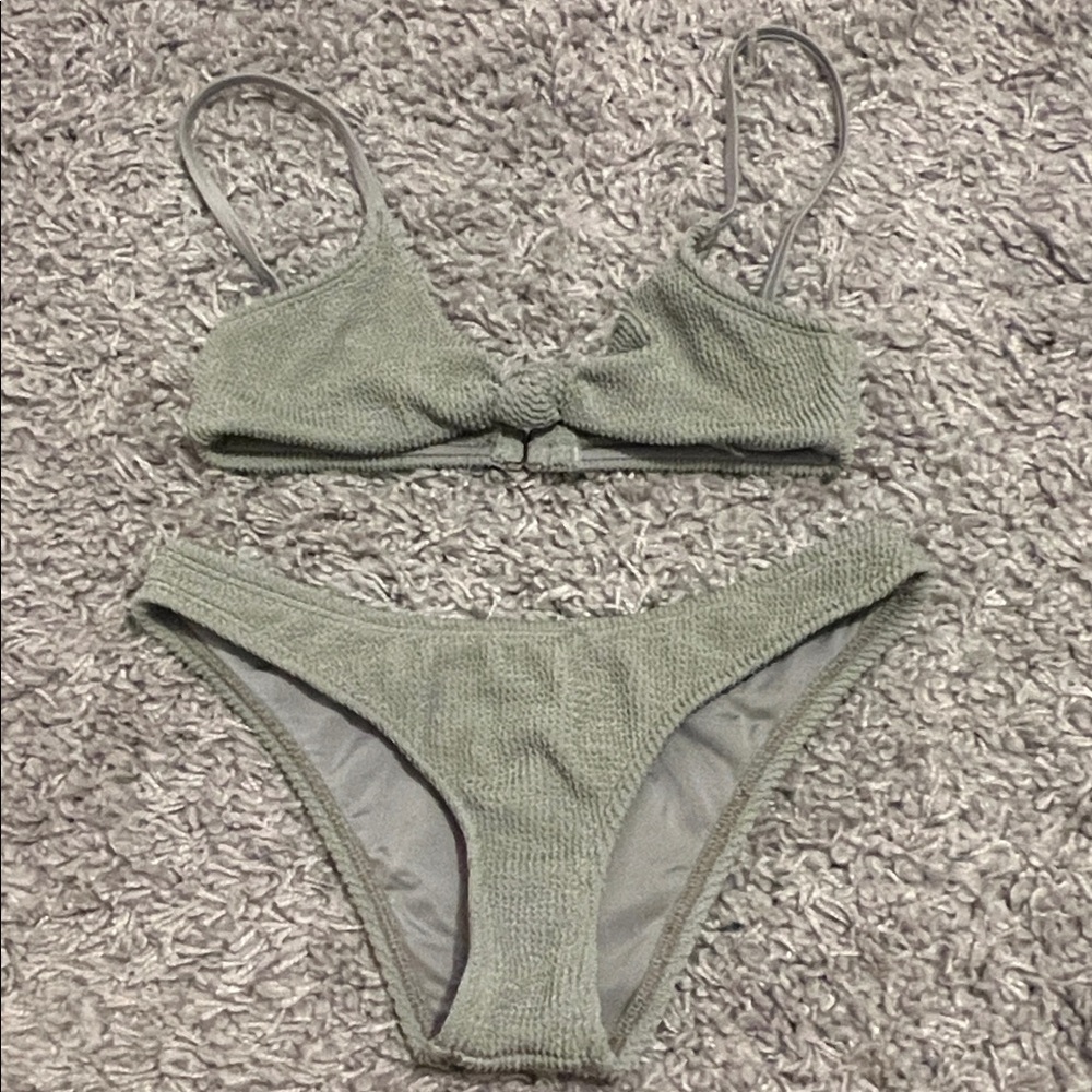 Dippin' Daisy's Sage Knit Bikini Set